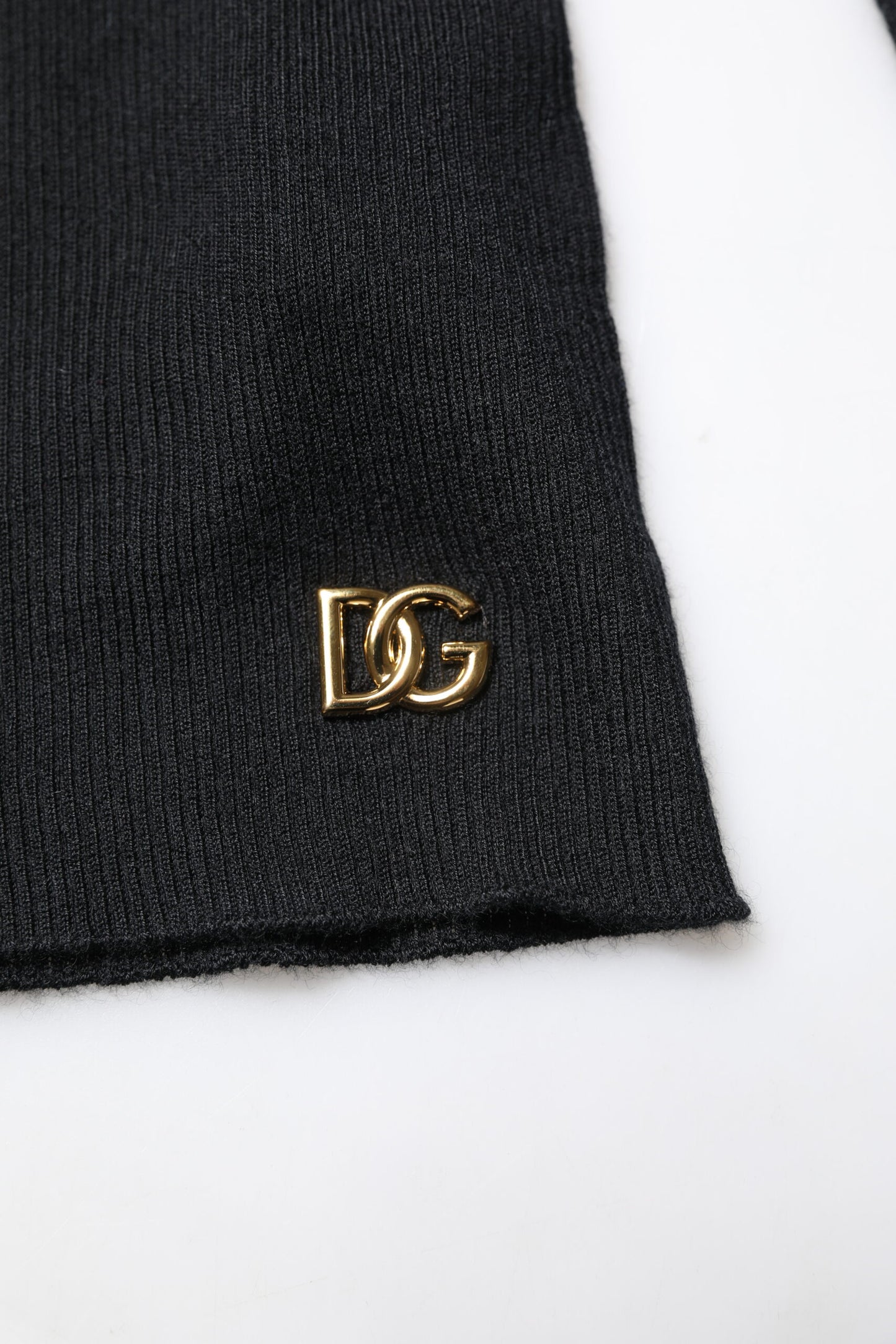Dolce & Gabbana Black Cashmere Turtleneck Knitted Blouse Top by Dolce & Gabbana