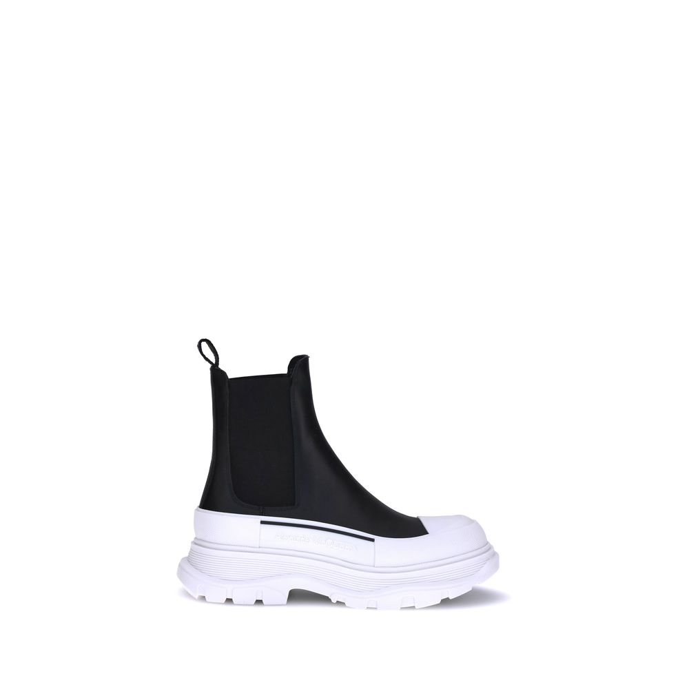 Alexander McQueen Chelsea Ankle Boots Calf Leather Rubber