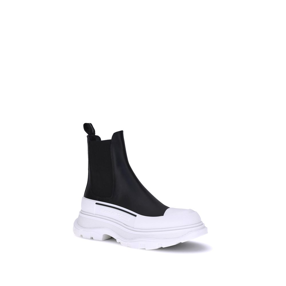 Alexander McQueen Chelsea Ankle Boots Calf Leather Rubber