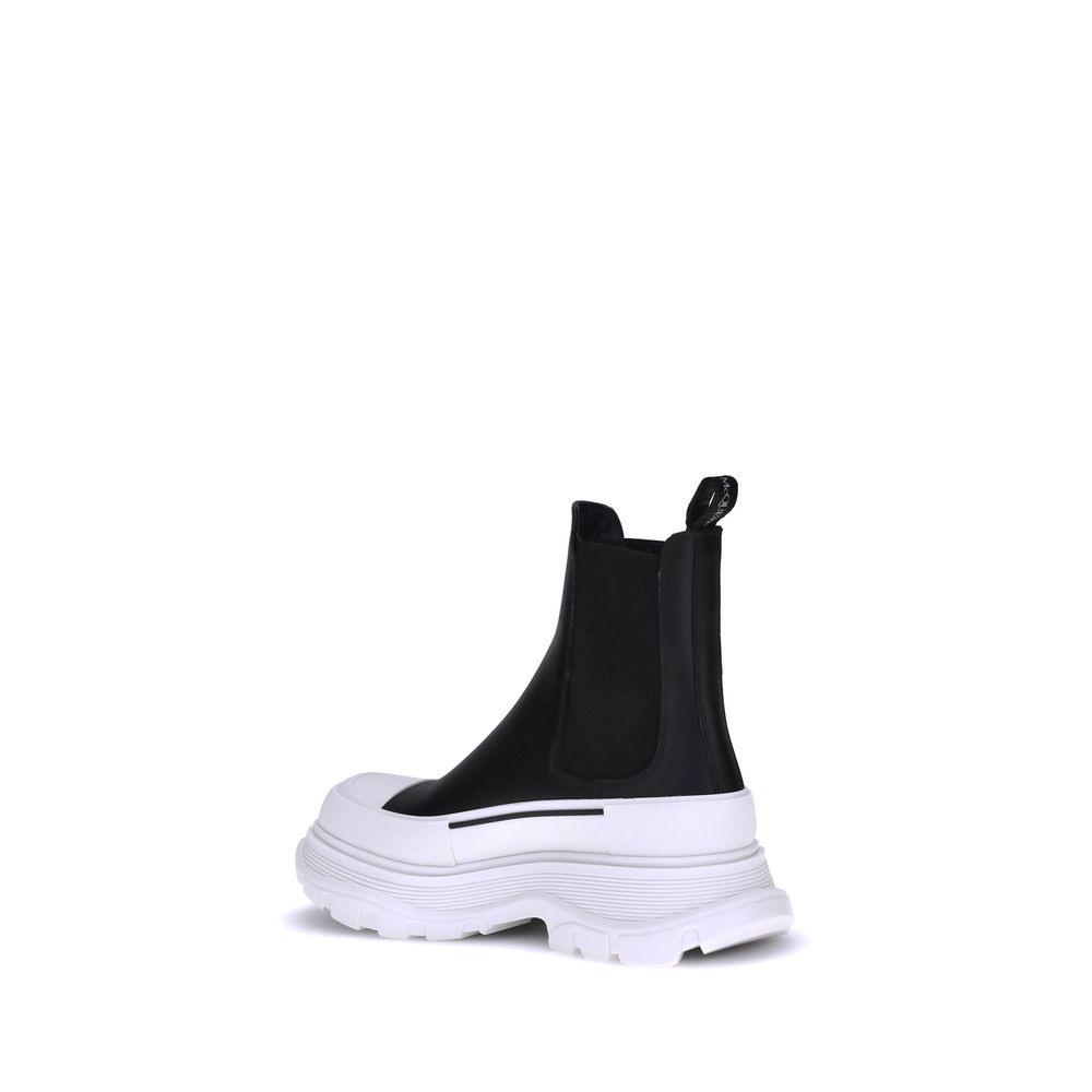 Alexander McQueen Chelsea Ankle Boots Calf Leather Rubber