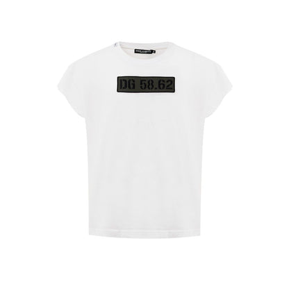 T-shirt en coton blanc Dolce &amp; Gabbana