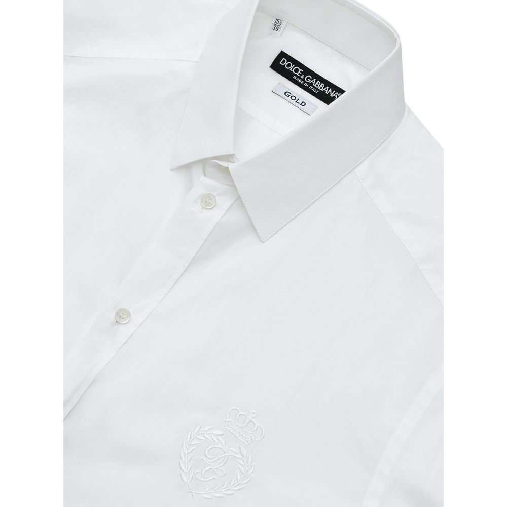 Dolce & Gabbana White Cotton Shirt by Dolce & Gabbana