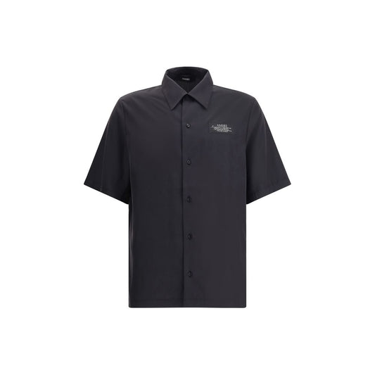 Amiri Spirit Bowling Shirt Black Lightweight Streetwear