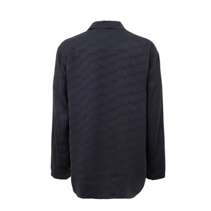 Chemise en viscose grise Balenciaga