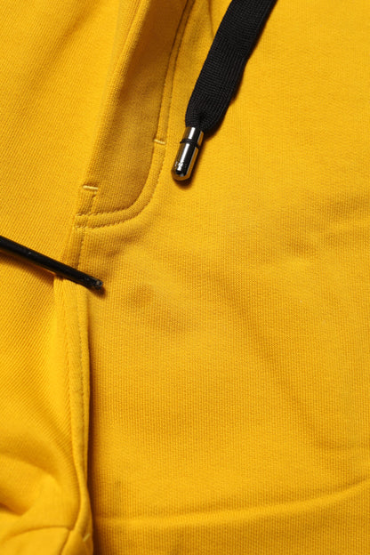 Pantalon de jogging en coton jaune Dolce &amp; Gabbana