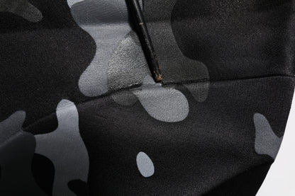 Dolce &amp; Gabbana Black Camouflage Pullover Sweatshirt Sweater