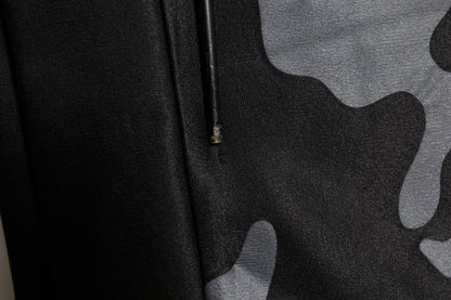 Dolce &amp; Gabbana Black Camouflage Pullover Sweatshirt Sweater