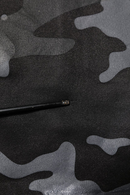 Pull-over camouflage noir Dolce &amp; Gabbana