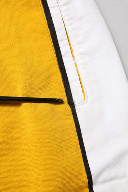 Pantalon de jogging en coton jaune Dolce &amp; Gabbana