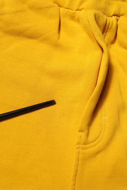 Pantalon de jogging en coton jaune Dolce &amp; Gabbana