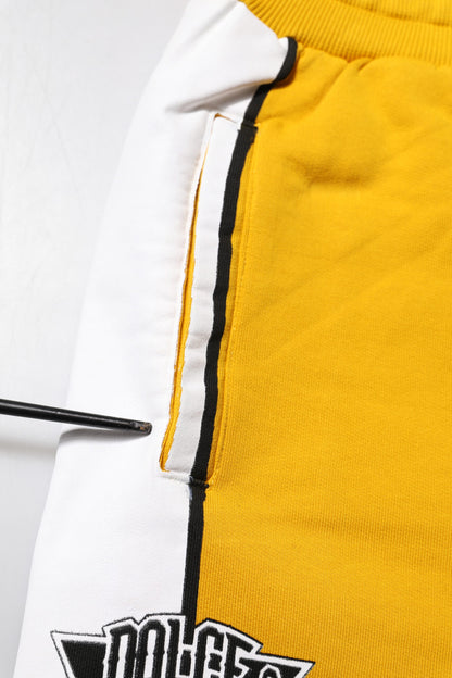 Pantalon de jogging en coton jaune Dolce &amp; Gabbana