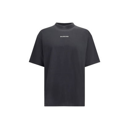 T-shirt Balenciaga avec logo imprimé sur le devant et le dos