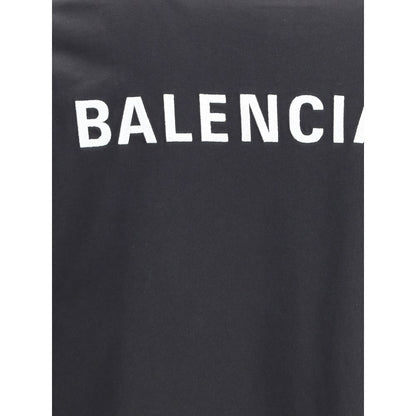 T-shirt Balenciaga avec logo imprimé sur le devant et le dos