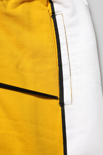 Pantalon de jogging en coton jaune Dolce &amp; Gabbana