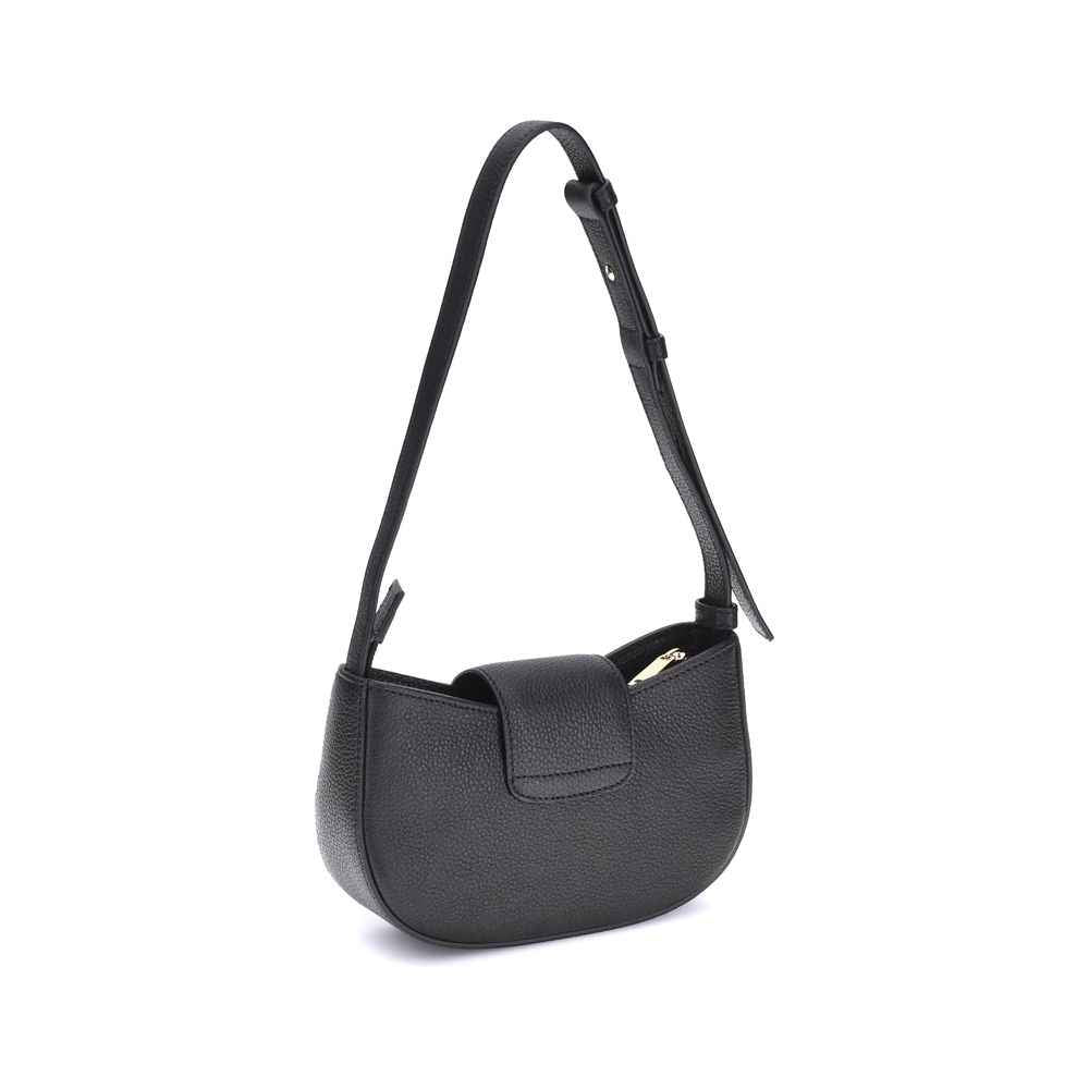 Ferragamo Gancini Shoulder Bag Leather Elegant Mini