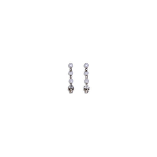 Boucles d'oreilles pendantes tête de mort Alexander McQueen
