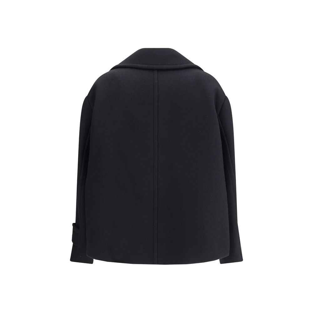 Chloé Oversize Short Coat Soft Wool Coat - Timeless