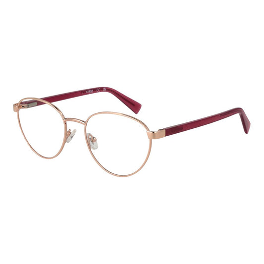 Montures optiques unisexes Guess en or rose