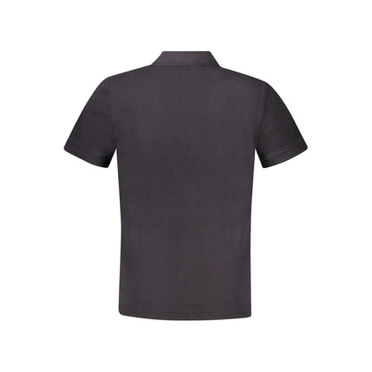 Polo en coton noir Hugo Boss