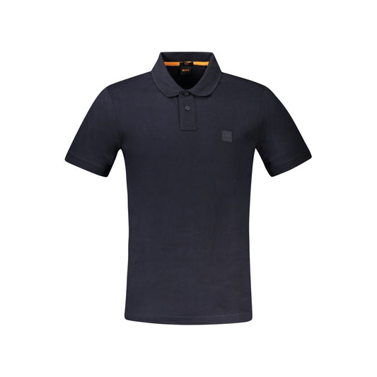 Polo en coton bleu Hugo Boss