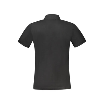 Polo en coton noir Hugo Boss