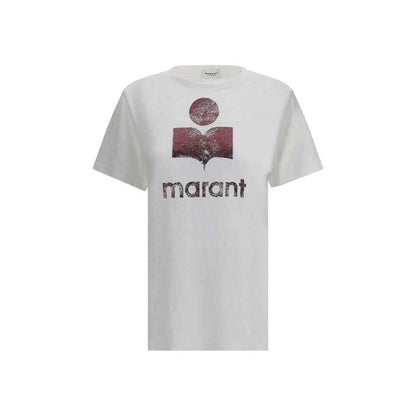 Marant Étoile Zewel Linen T Shirt Lightweight Monochrome
