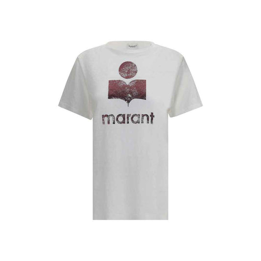 Marant Étoile Zewel Linen T Shirt Lightweight Monochrome