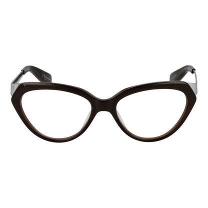 Montures de lunettes unisexes marron Yohji Yamamoto