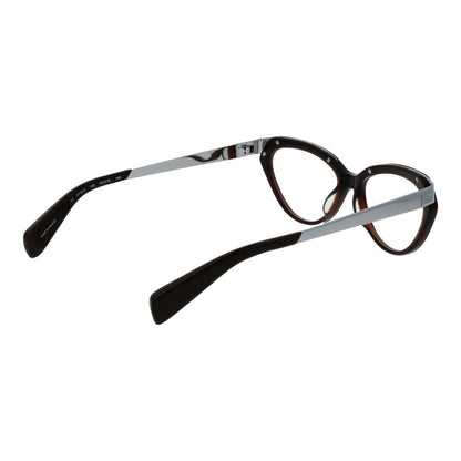 Montures de lunettes unisexes marron Yohji Yamamoto