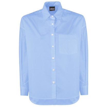 Chemise en coton bleu Comme des Garçons Fuckdown
