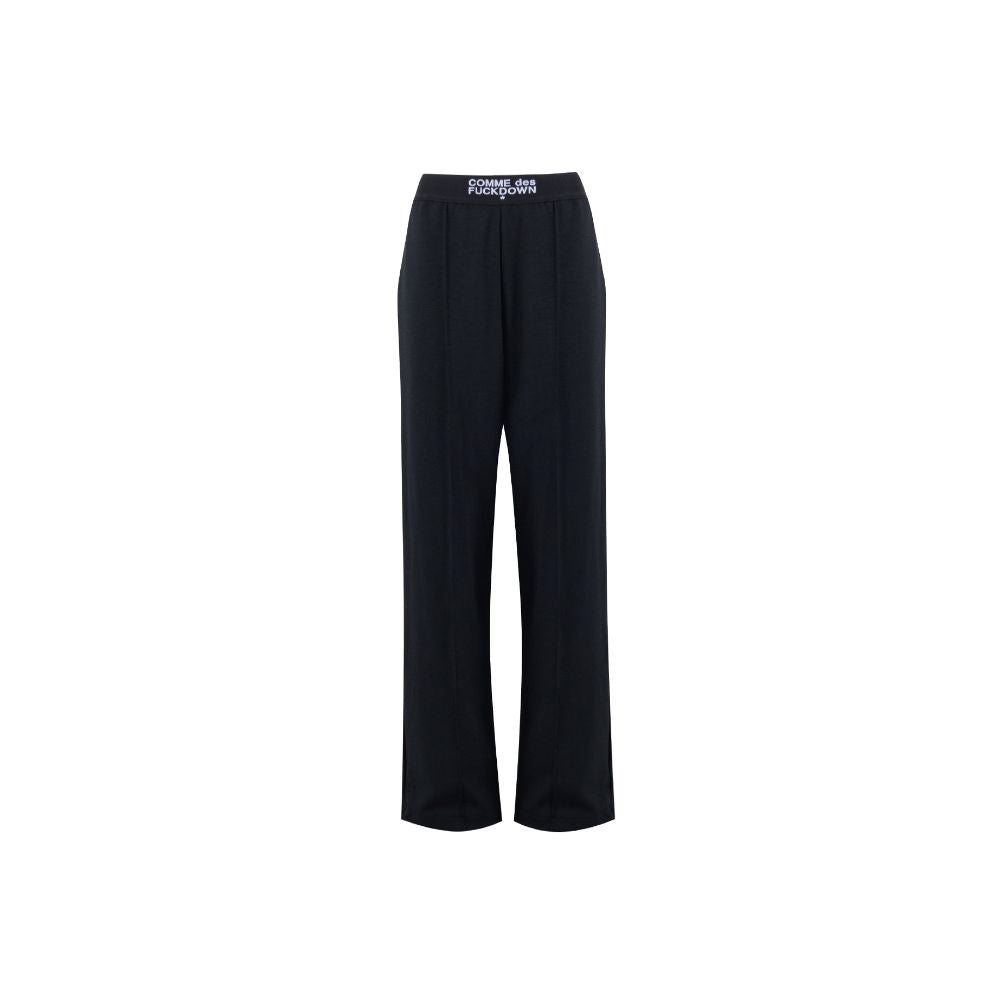 Comme Des Fuckdown Black Polyester Jeans & Pant by Comme Des Fuckdown