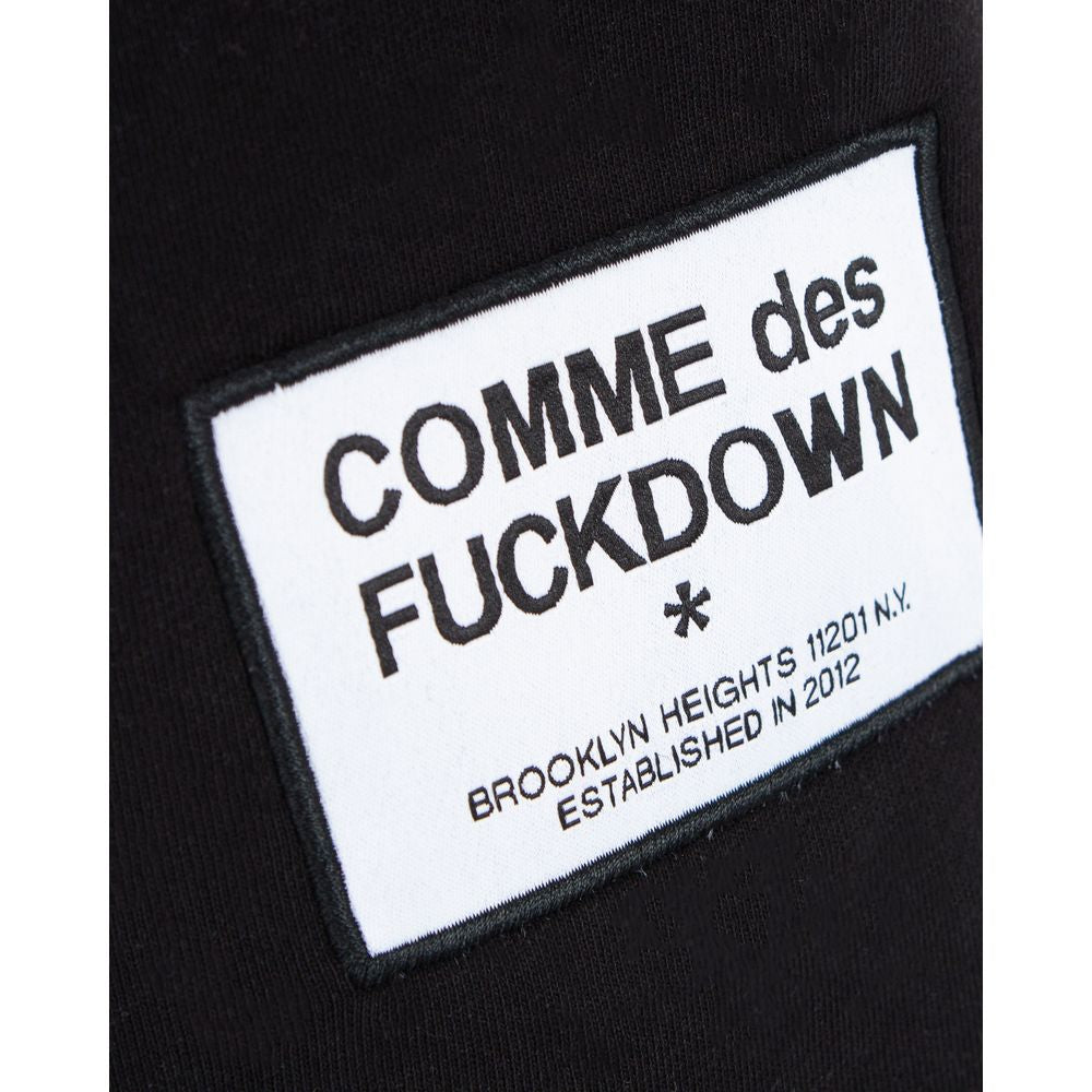 Short en coton noir Comme des Garçons Fuckdown