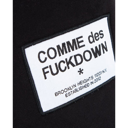 Short en coton noir Comme des Garçons Fuckdown