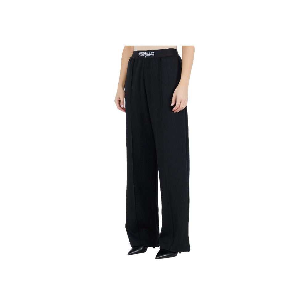 Comme Des Fuckdown Black Polyester Jeans & Pant by Comme Des Fuckdown