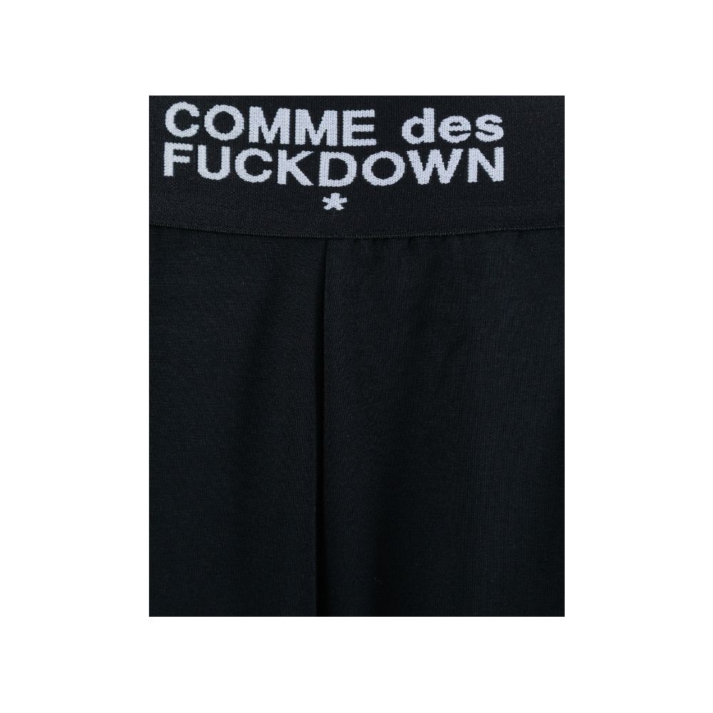 Comme Des Fuckdown Black Polyester Jeans & Pant by Comme Des Fuckdown