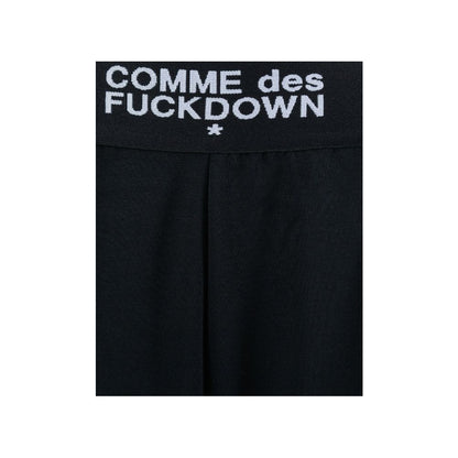 Comme Des Fuckdown Black Polyester Jeans & Pant by Comme Des Fuckdown