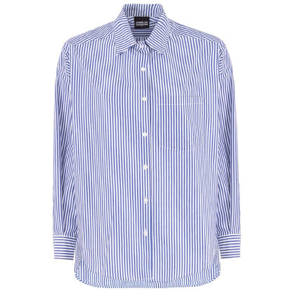 Chemise en coton bleu Comme des Garçons Fuckdown