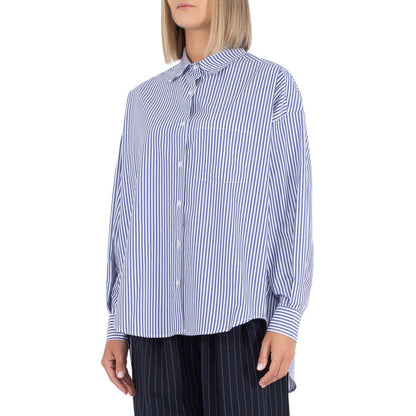 Chemise en coton bleu Comme des Garçons Fuckdown