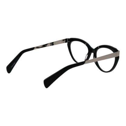 Montures optiques unisexes noires Yohji Yamamoto