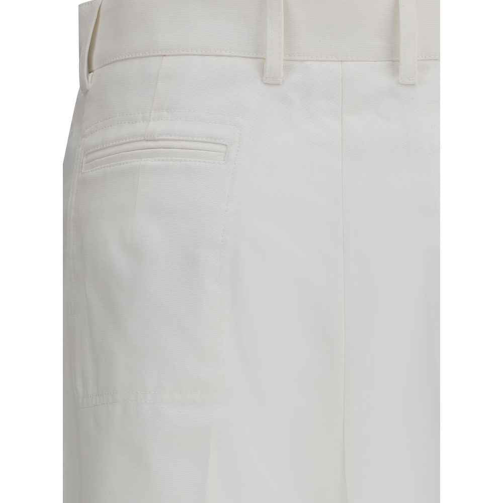 Chloé Flare Pants Cotton Pants Modern Silhouette Luxe