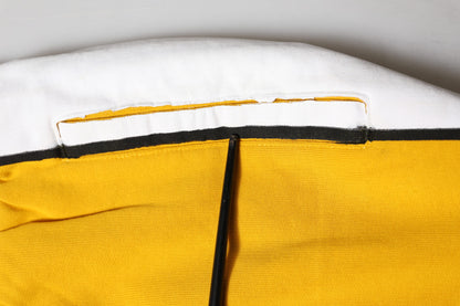 Pantalon de jogging en coton jaune Dolce &amp; Gabbana