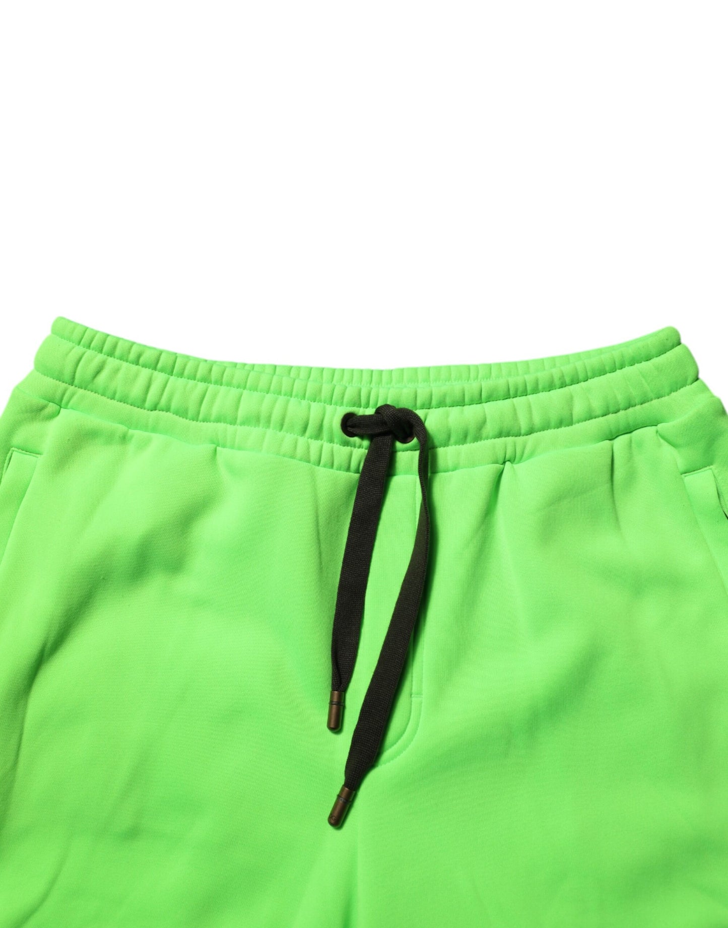 Dolce &amp; Gabbana Green Patchwork Cargo Bermuda Men Shorts