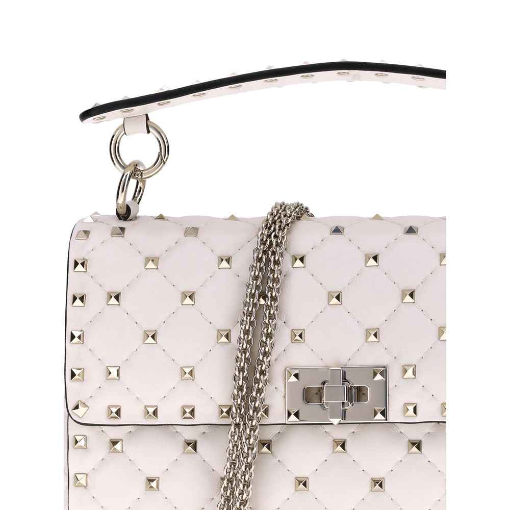 Rockstud Spike Valentino Garavani Medium Shoulder Bag Black