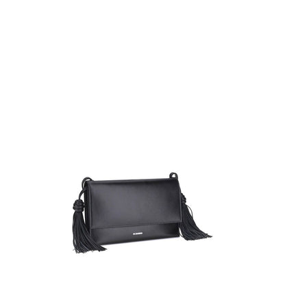Jil Sander Tassel Leather Shoulder Bag Minimalist Luxury