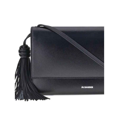 Jil Sander Tassel Leather Shoulder Bag Minimalist Luxury