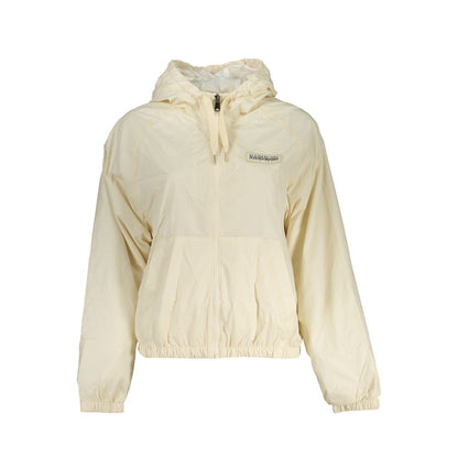 Napapijri Beige Polyester Jackets &amp; Coat