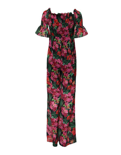 Robe salopette à imprimé floral multicolore Patrizia Pepe