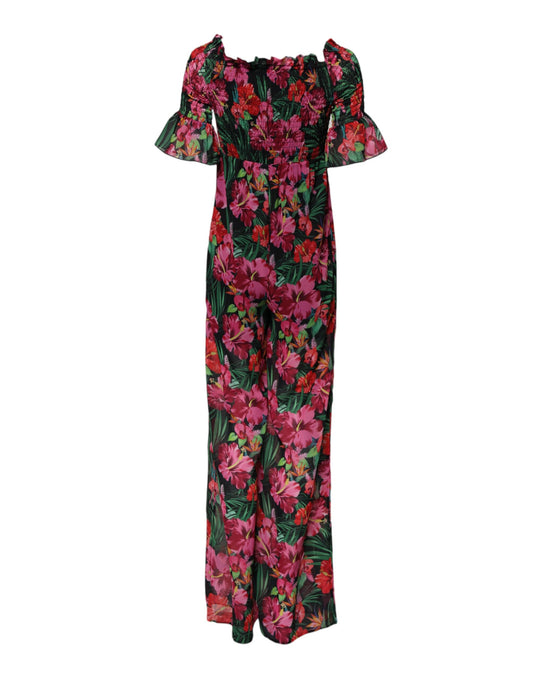 Robe salopette à imprimé floral multicolore Patrizia Pepe