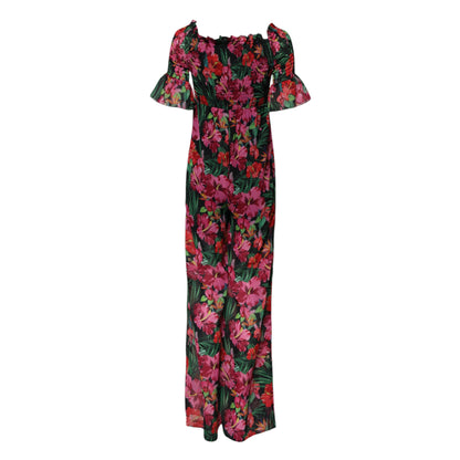 Robe salopette à imprimé floral multicolore Patrizia Pepe