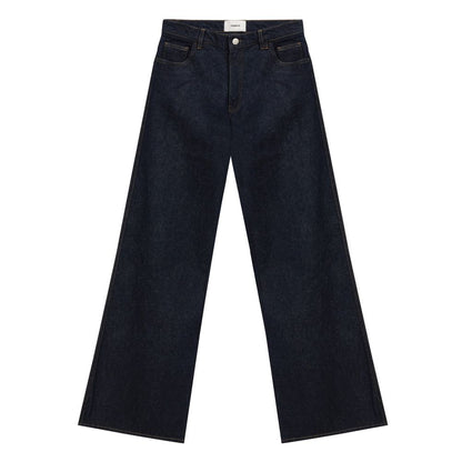 Coperni Blue Cotton High-Waisted Jean by Coperni